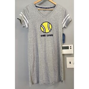 Life is Good Sleep Dress‎ Softball Tennis Nightgown Coverup Women's Small New